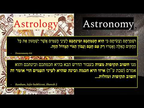 Astrology & Astronomy in Judaism, Part I