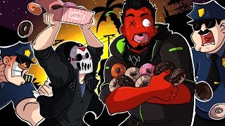 Watch Dogs 2 Funny Moments | CALL US THE DONUT BANDITS! (Coop w/ H2O Delirious)