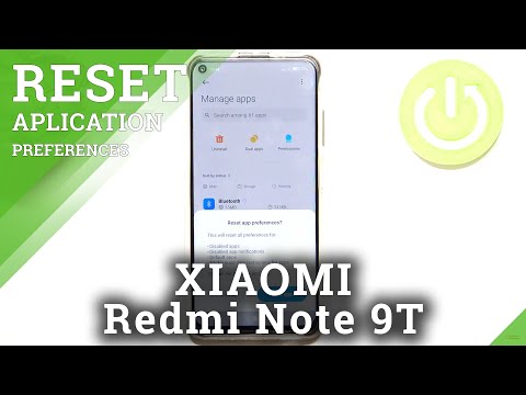 How to Reset App Preferences in XIAOMI Redmi Note 9T – Restore Default Apps Settings