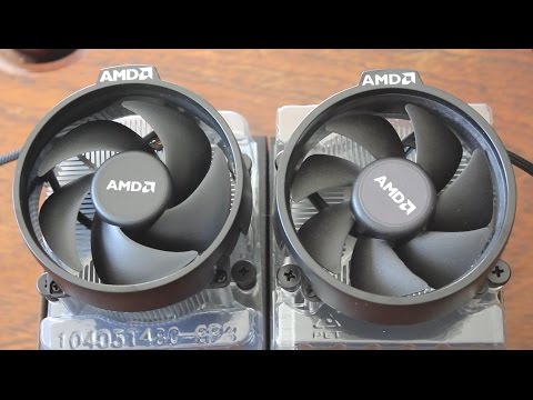 Ryzen Wraith Spire vs Wraith Stealth Cooler Showdown