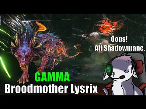 Gamma Broodmother; Unmutated, 15 Shadowmane, Rider w/imprint bonus.