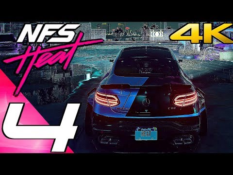 NEED FOR SPEED HEAT - Gameplay Walkthrough Part 4 - Shaw Boss Fight & Mercedes-AMG C 63 (4K 60FPS)