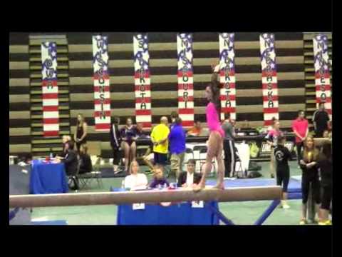 Adra Parks - Level 10 Beam - 2013 Region 4 Gymnastics Championship