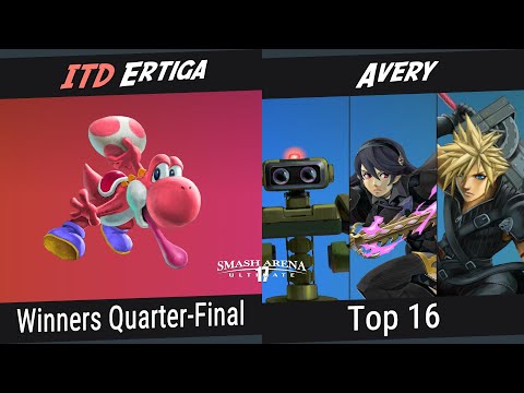 SAU17: Top 16 - ITD| Ertiga (Yoshi) Vs. Avery (R.O.B., Corrin, Cloud) - Ultimate Singles