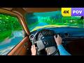 POV Drive 2 1979 Mercedes Benz W123 4K60 Forest