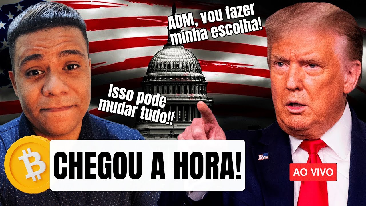 URGENTE! BITCOIN ESTACIONA E ALTCOINS DISPARAM! A ESCOLHA DE TRUMP PODE MUDAR TUDO EM 24H!