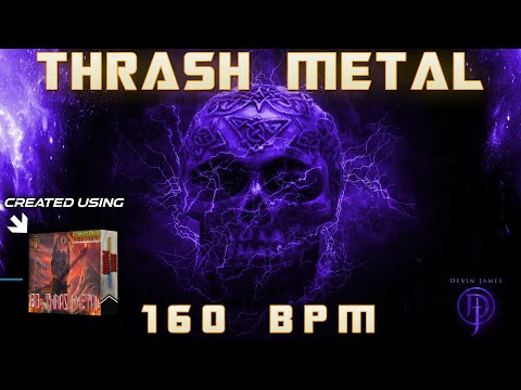 Thrash Metal Drum Track - 160 BPM (FREE WAV DOWNLOAD)