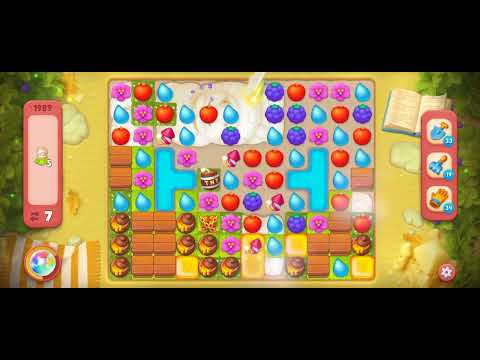Gardenscapes Level 1989 [No booster] [Hard Level] #androidgameplay #gardenscapesgame #tranding