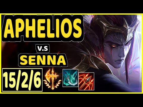 BERSEKER (APHELIOS) vs SENNA - 15/2/6 KDA BOTTOM ADC CHALLENGER GAMEPLAY - KR