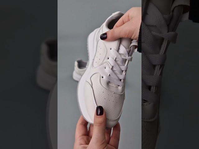 Чоботи жіночі шкіряні байка хутро 592641 Чорний Кросівки жіночі 589405 Білі