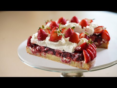 Strawberry Almond Cream Pie
