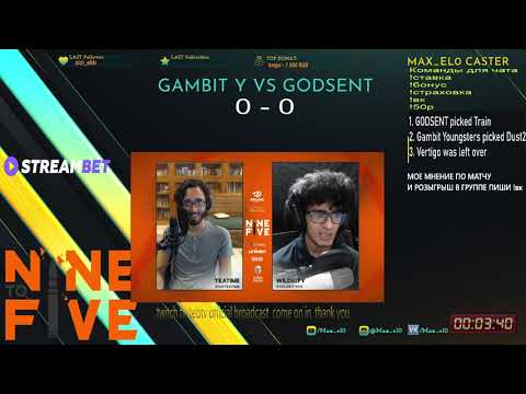 [RU] Gambit Youngsters vs GODSENT |bo3| Nine to Five 4 Grand final | Caster Max_el0 Caster Maxelo