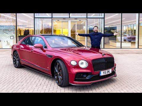 The NEW £153,900 Bentley Flying Spur V8 is HERE! | MrJWW Vlog