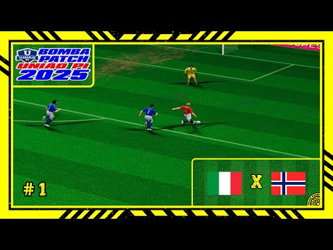 Bomba Patch: Uniao PI 2025 (PS2) Copa Europa #1 Itália x Noruega | Rodada 1