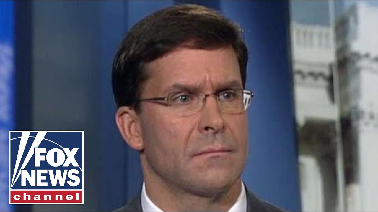 <h1 class=title>Defense Secretary Esper defends Trump's removal of troops from Northern Syria</h1>