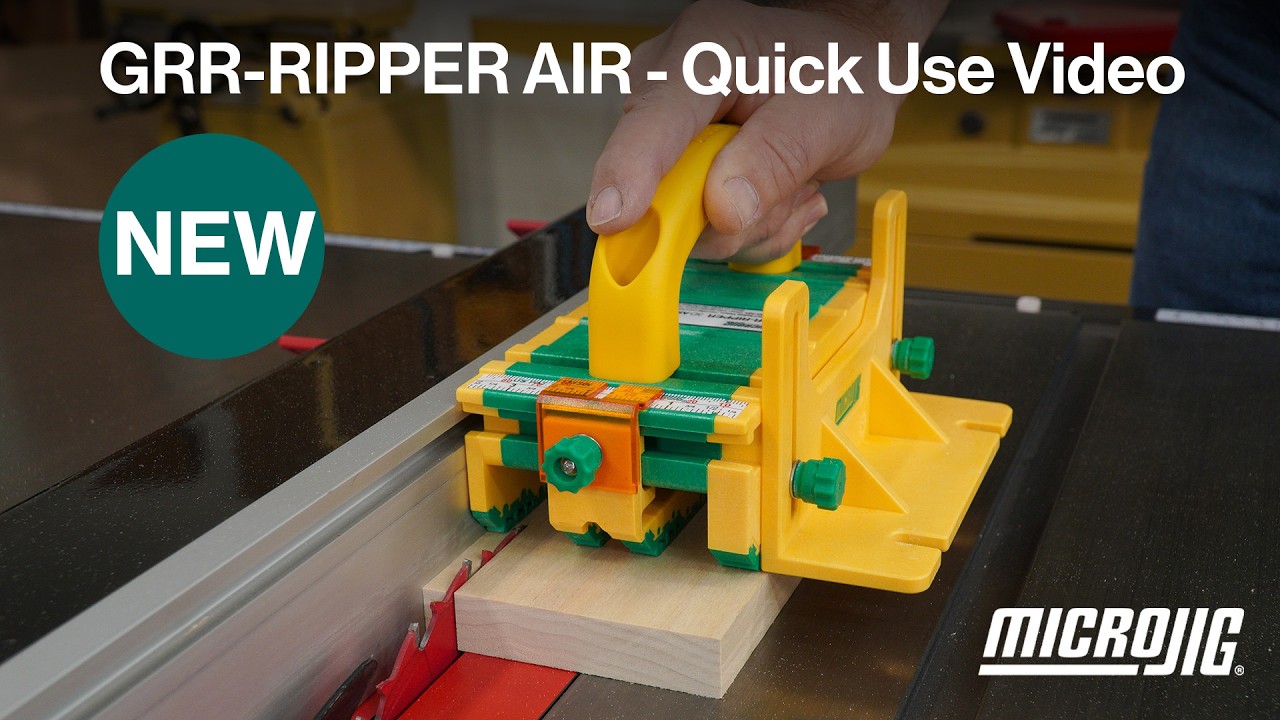 GRR-RIPPER 300AIR 3D Pushblock | #1 Best-Selling Table Saw Push Block
