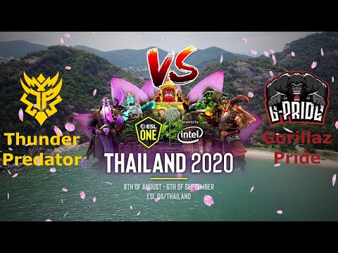 Thunder Predator vs Gorillaz-Pride | ESL One Thailand 2020: Americas | BO3 Fase de grupos
