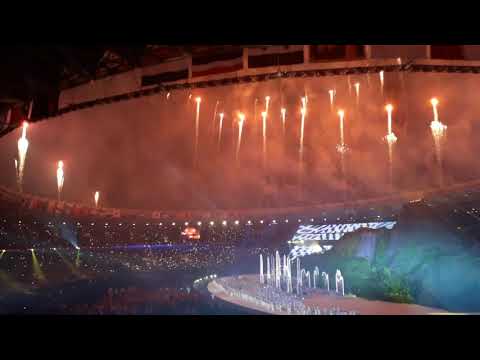 Opening Ceremony Asian Games 2018 - fireworks