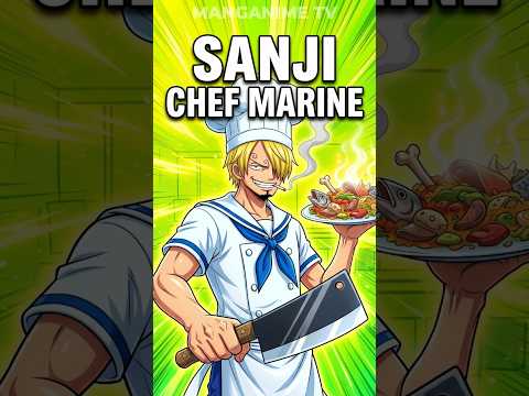 Sanji les enseña a los chef de la Marina a cocinar de verdad 🔥 #sanji #luffy #marine #onepiece