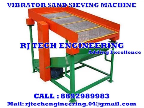 Vibrating Sand Siever Machine