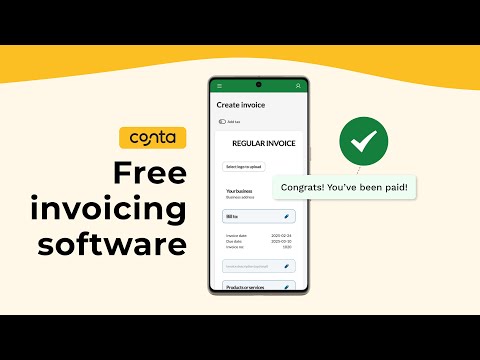 Conta: Easy invoice maker app