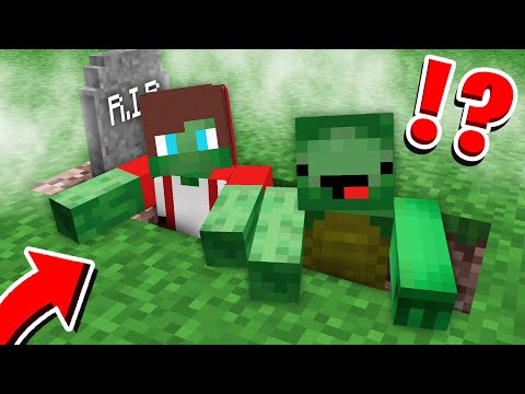 JJ and Mikey in Zombie Apocalypse in Minecraft Maizen