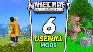 6 Usefull Addons For Minecraft Pe | Best Mods For Minecraft 1.19 | Vizag OP