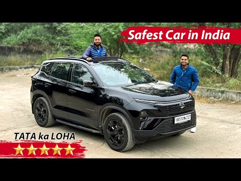 Safest Car in India TATA Harrier Dark Edition Fearless - good and bad in TATA cars