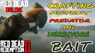 Red Dead Redemption 2: Crafting Potent Predator/Herbivore Bait TIP AND TRICKS INGREDIENTS LOCATIONS