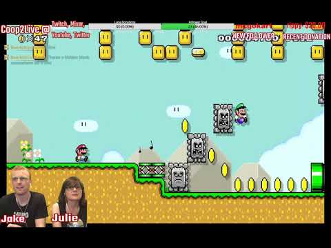Thwomp Chase Highlight: Super Mario Maker 2 Co-op 02.03