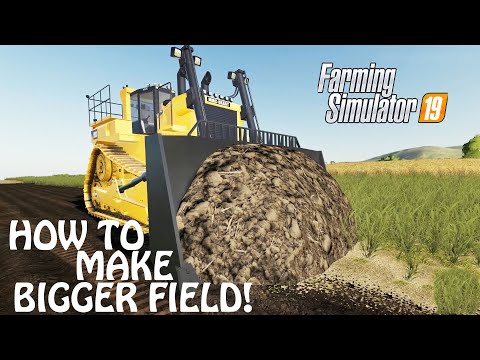 HOW TO MAKE BIGGER FIELDS in Farming Simulator 2019 | BECOMING BIGGEST FARMER | PS4 | Xbox One | PC