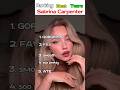 Ranking Best Sabrina Carpenter Tears Trend Compilation Sabrinacarpenter