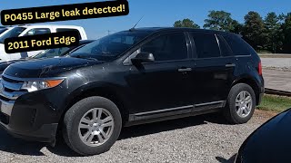 2011 Ford Edge P0455 Evap Code. Large leak detected. EASY FIX?