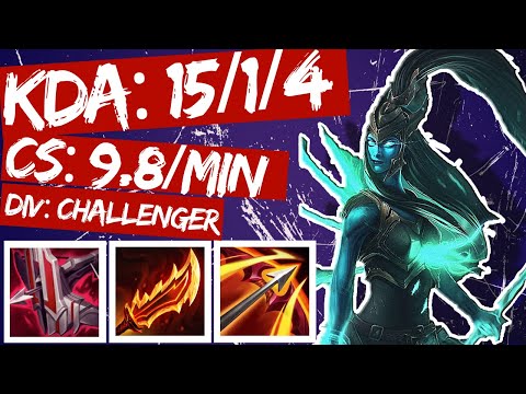 Kalista ADC vs Kai'sa s11 (KDA: 15/1/4) - FULL GAME CHALLENGER REPLAY
