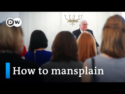 国際女性デーにドイツ大統領がマンネリ化｜DWニュース (German president mansplains mansplaining on International Women's Day | DW News)