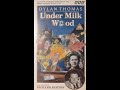 Original VHS Opening And Closing To Under Milk Wood UK VHS Tape