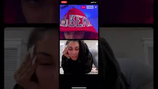 Queen naija arching back on IG live with Clarence 
