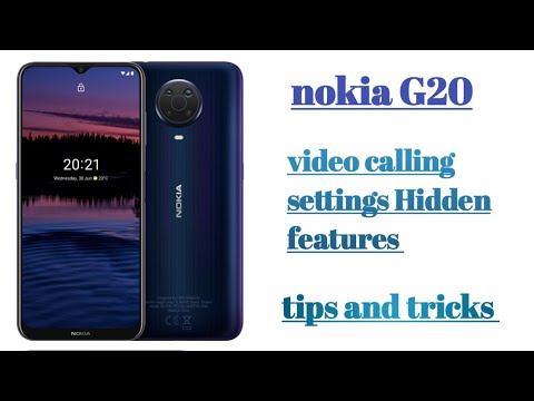 nokia G20 video calling settings Hidden features how to use.