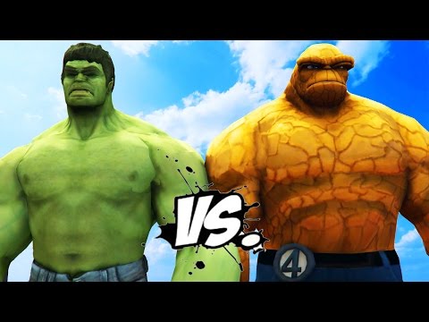 THE HULK VS THE THING - EPIC SUPERHEROES BATTLE | DEATH MATCH Video