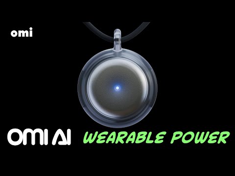 Omi AI ChatGPT Wearable- Pin Sized Power!