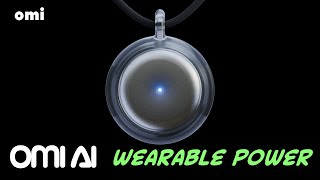 Omi AI ChatGPT Wearable- Pin Sized Power!