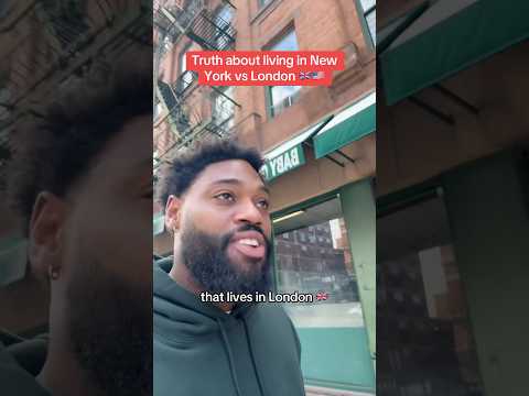 Honest opinion about life between NYC 🇺🇸 and London 🇬🇧 #londonlife #americanabroad #newyork