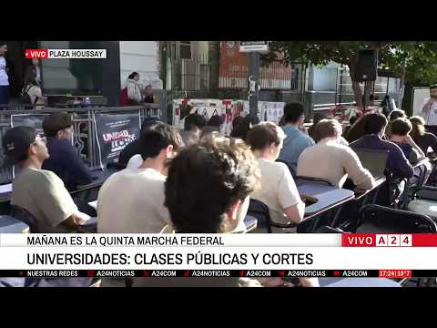 🚨 MAÑANA ES LA QUINTA MARCHA FEDERAL DE UNIVERSIDADES: CLASES PÚBLICAS Y CORTES