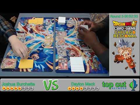 Dragon Ball Super CCG - Chicago Regionals Round 3 - Joshua Burchette vs Daylon Mack