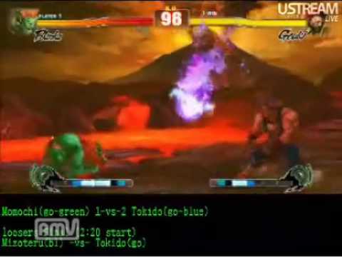 SF4:Mizoteru (Bl) vs Tokido (Go) - Set 01 - Losers Bracket - Final - GODSGARDEN #2