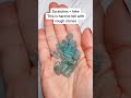 How to check  Aquamarine is Real or Fake #aquamarine #geology #fake #immitation #rocktok #crystal