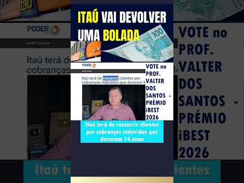 ITAÚ RESSARCIRÁ CLIENTES POR 14 ANOS DE COBRANÇAS INDEVIDAS