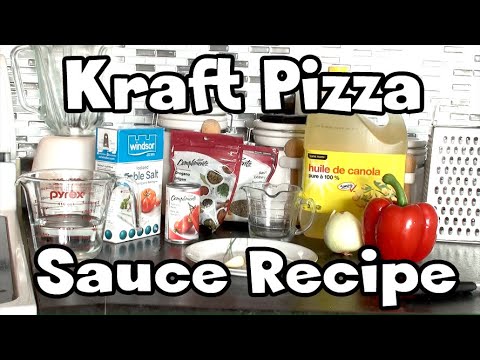 Kraft Pizza Sauce Discontinued! Sauce Recipe!