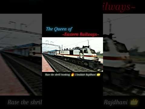 Best Horn of WAP 7🔥 | SHRILL HONKING | SEALDAH RAJDHANI EXPRESS| INDIAN RAILWAYS STATUS | ALP STATUS
