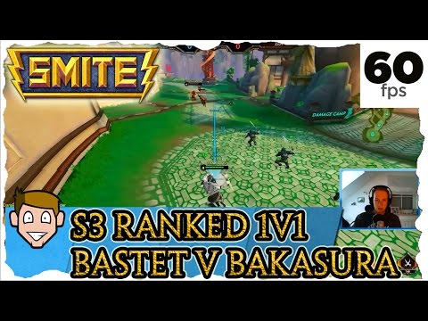 BASTET v BAKASURA SMITE S3 1v1 Ranked Duel Gameplay | German / Deutsch 2016 | #171